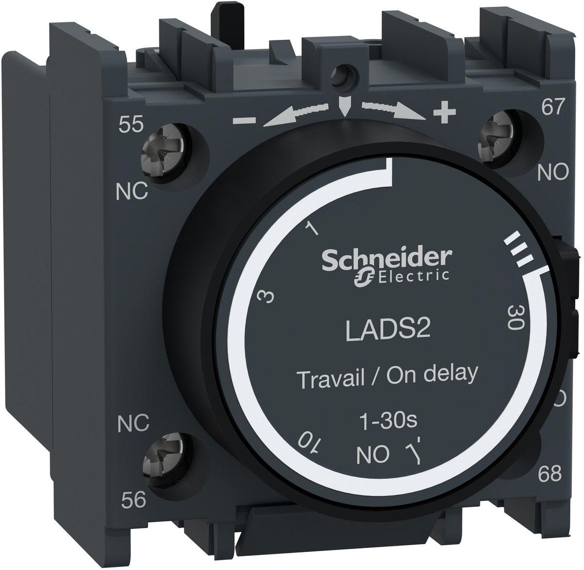 Zeitblock mit Schraubanschluss anzugsverzögert 1S+1Ö / 1,00 -30,00s