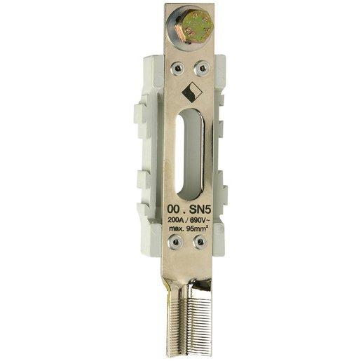 Neutralleiter-Stütze Gr.00 200A 690VAC SU5 eine Seite Einpressmutter M8