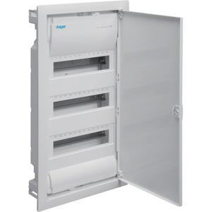 Unterputz-Kleinverteiler 3-reihig 36M+Tür UP IP30 VU36AT