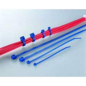 Kabelbinder 390x4,7 mm PA blau
