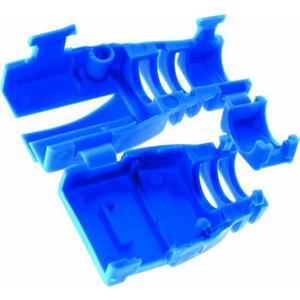 Knickschutztülle für Modularstecker für RJ45 Rundkabel bis 6mm ø blau