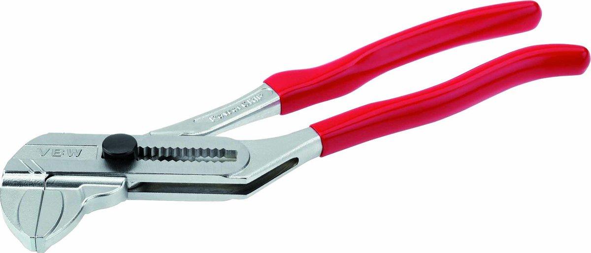Armaturenzange Länge 250 mm Maulweite stufenlos von 0-53mm verstellbar