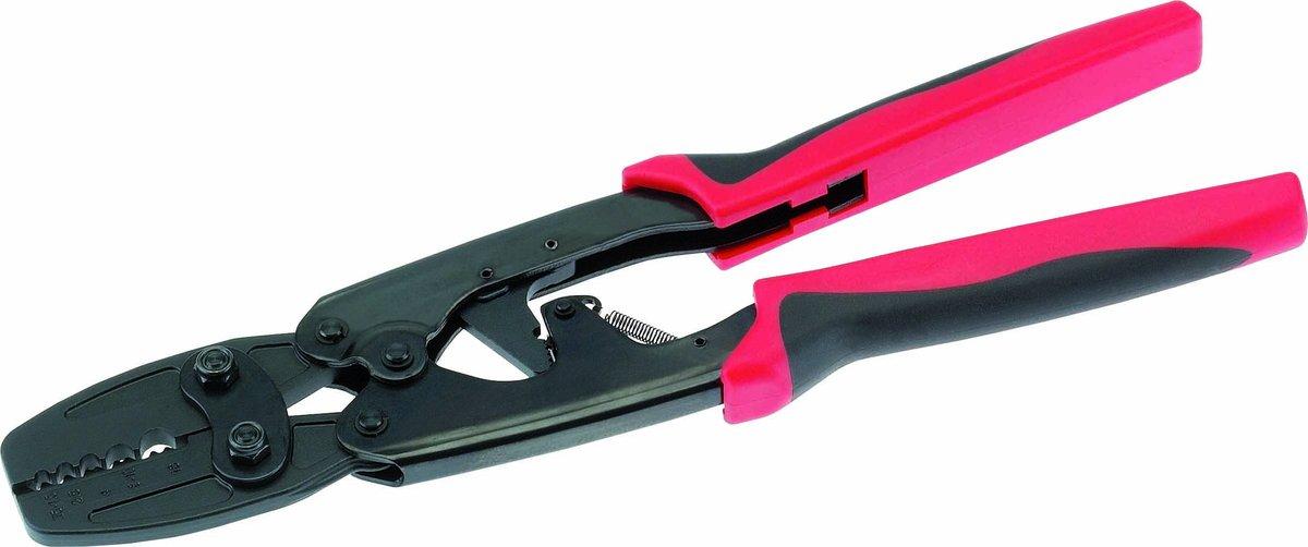 Presszange Dornpressung 0,75-16 mm² hebelübersetzt mit Sperrvorrichtung