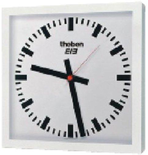 KNX Wanduhr OSIRIA 251 BQ Ballwurfsicher 40x40 cm weiß