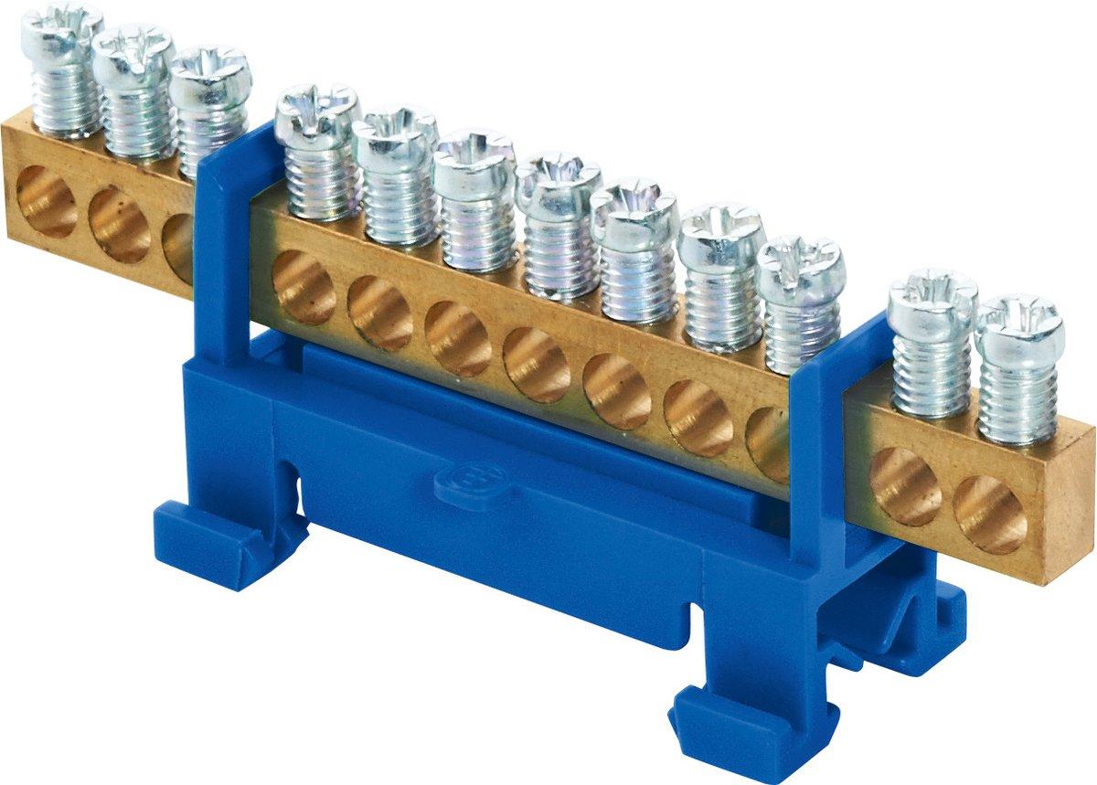Nullleiterklemmblock 16 mm² 12-polig 651/N12