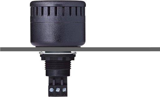 M22 Einbausummer Dauer-/Pulston schwarz 24 V AC/DC