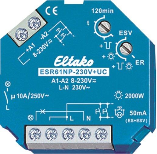 Stromstoß-Schaltrelais 1 Schließer ESR61NP-8..230V UC