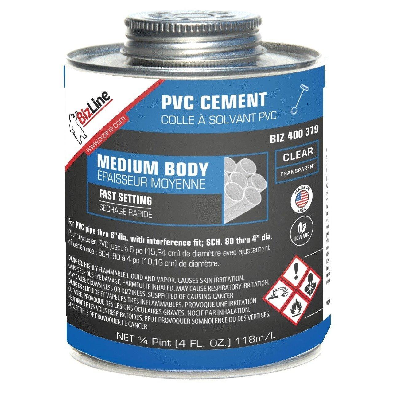 400379 CLEAR PVC CEMENT MEDIUM 120 ML