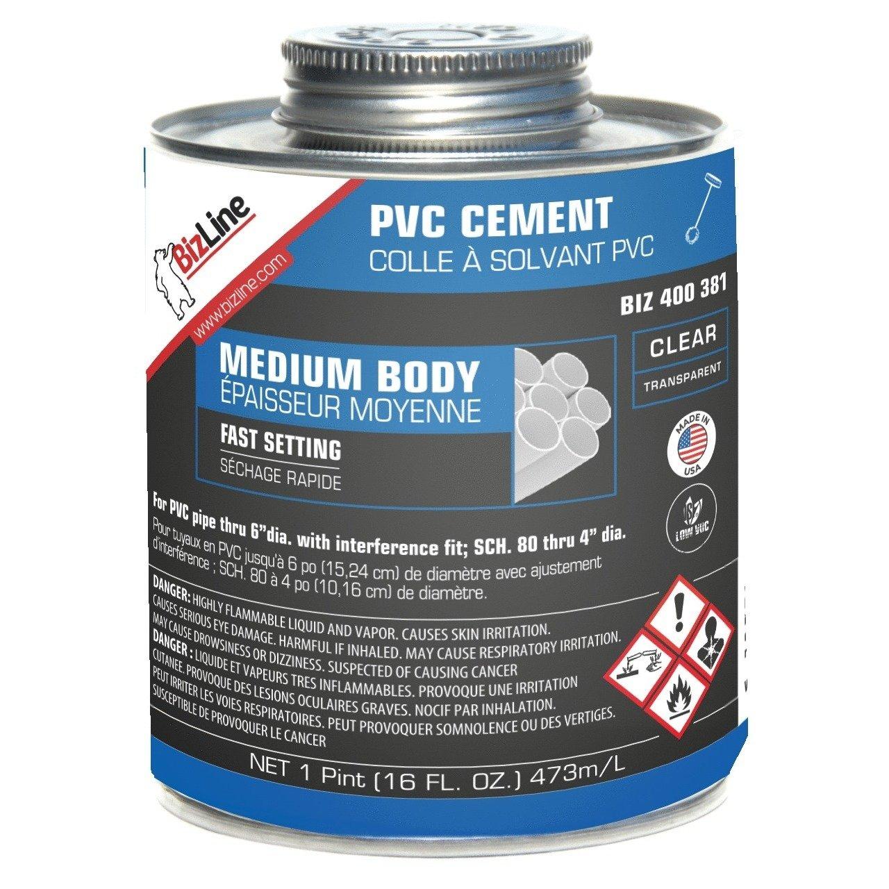 400381 CLEAR PVC CEMENT MEDIUM 475 ML