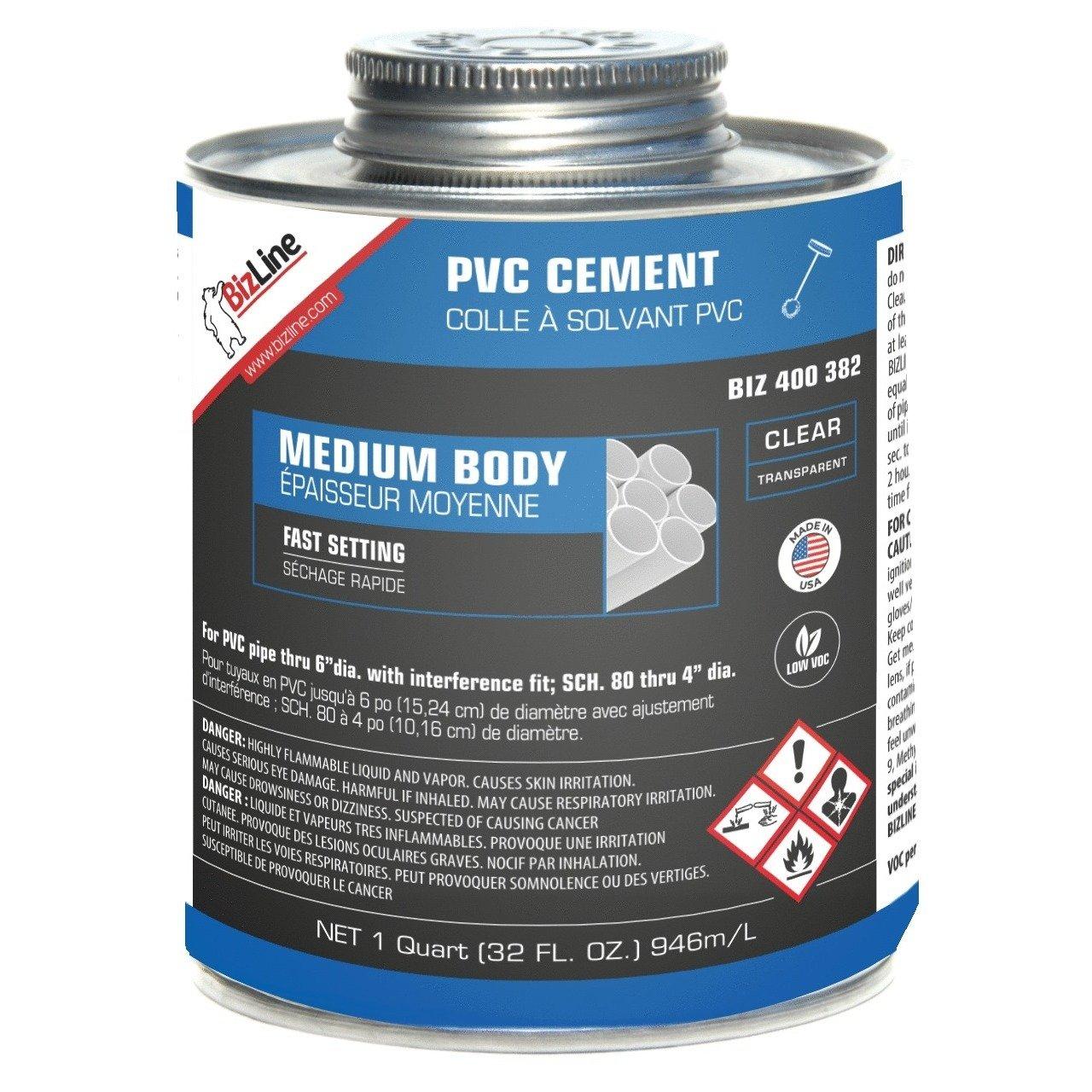 400382 CLEAR PVC CEMENT MEDIUM 945 ML