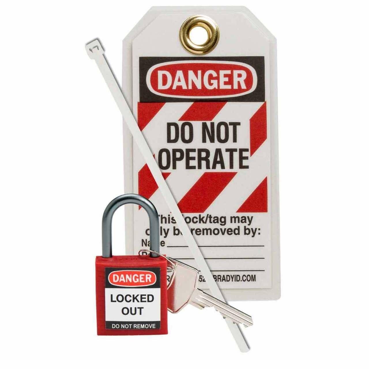123143 PADLOCK KT DO NOT OPER TAG