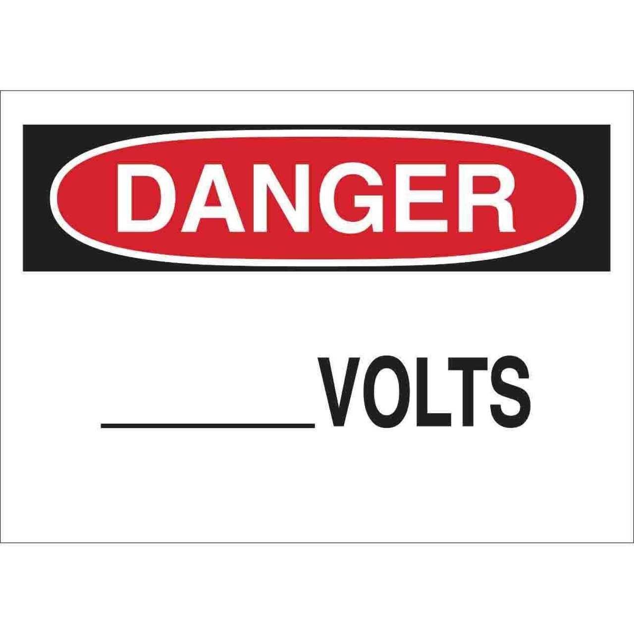 25564 ELECTRICAL HAZARD SIGN
