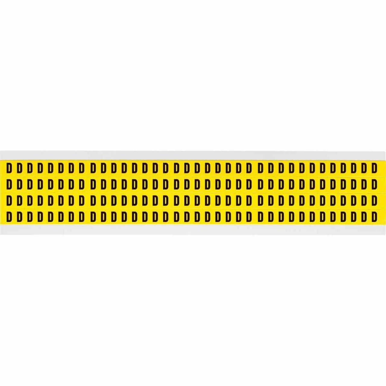 3400-D 34 SERIES NUMBER & LETTER CARD