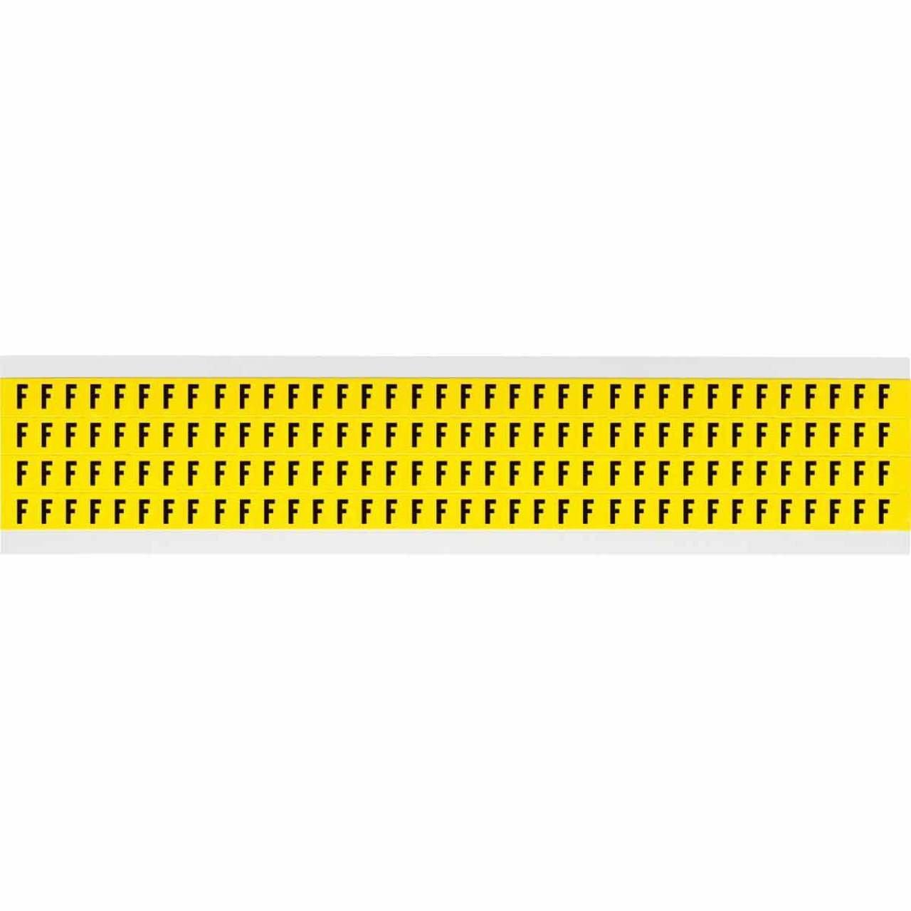 3400-F 34 SERIES NUMBER & LETTER CARD