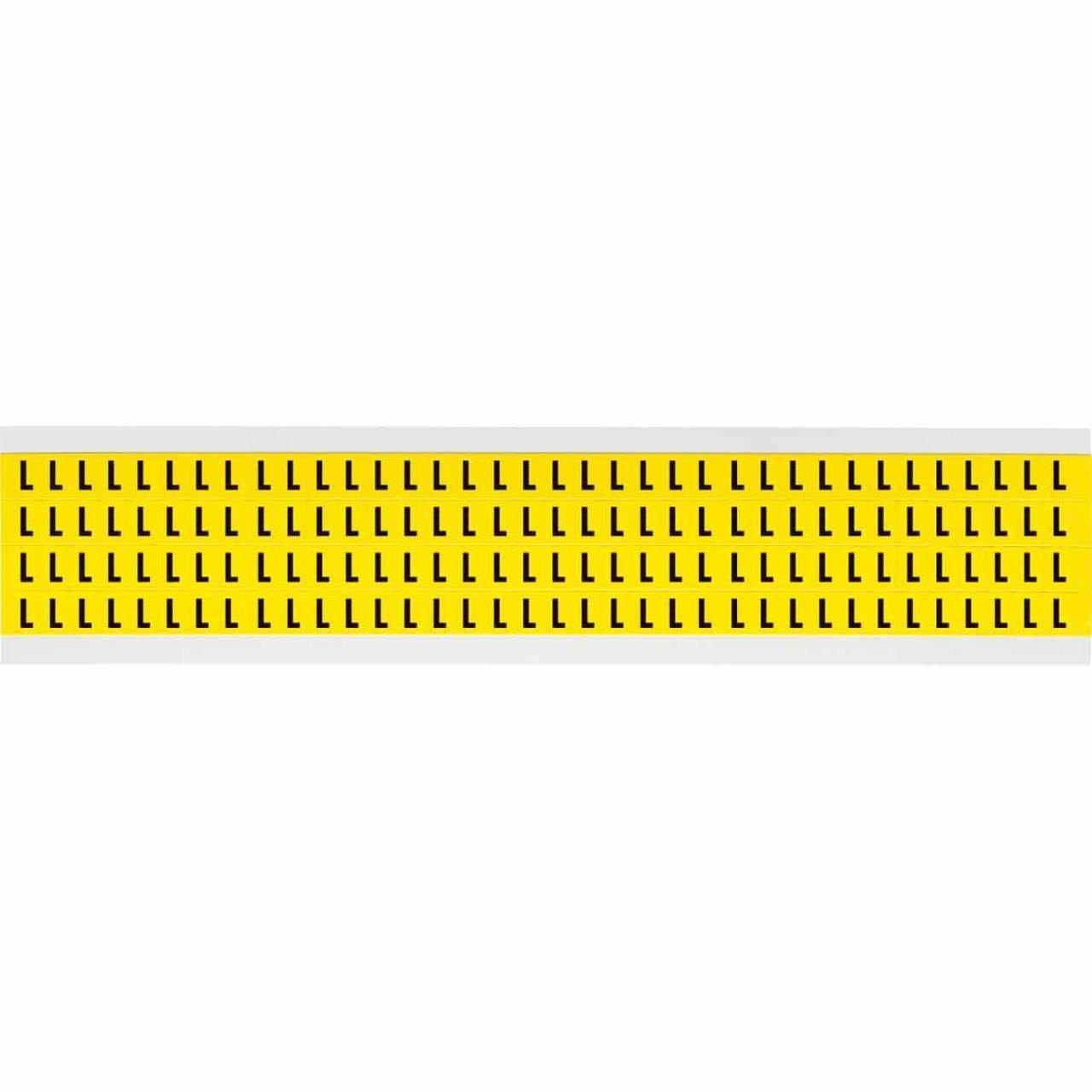 3400-L 34 SERIES NUMBER & LETTER CARD