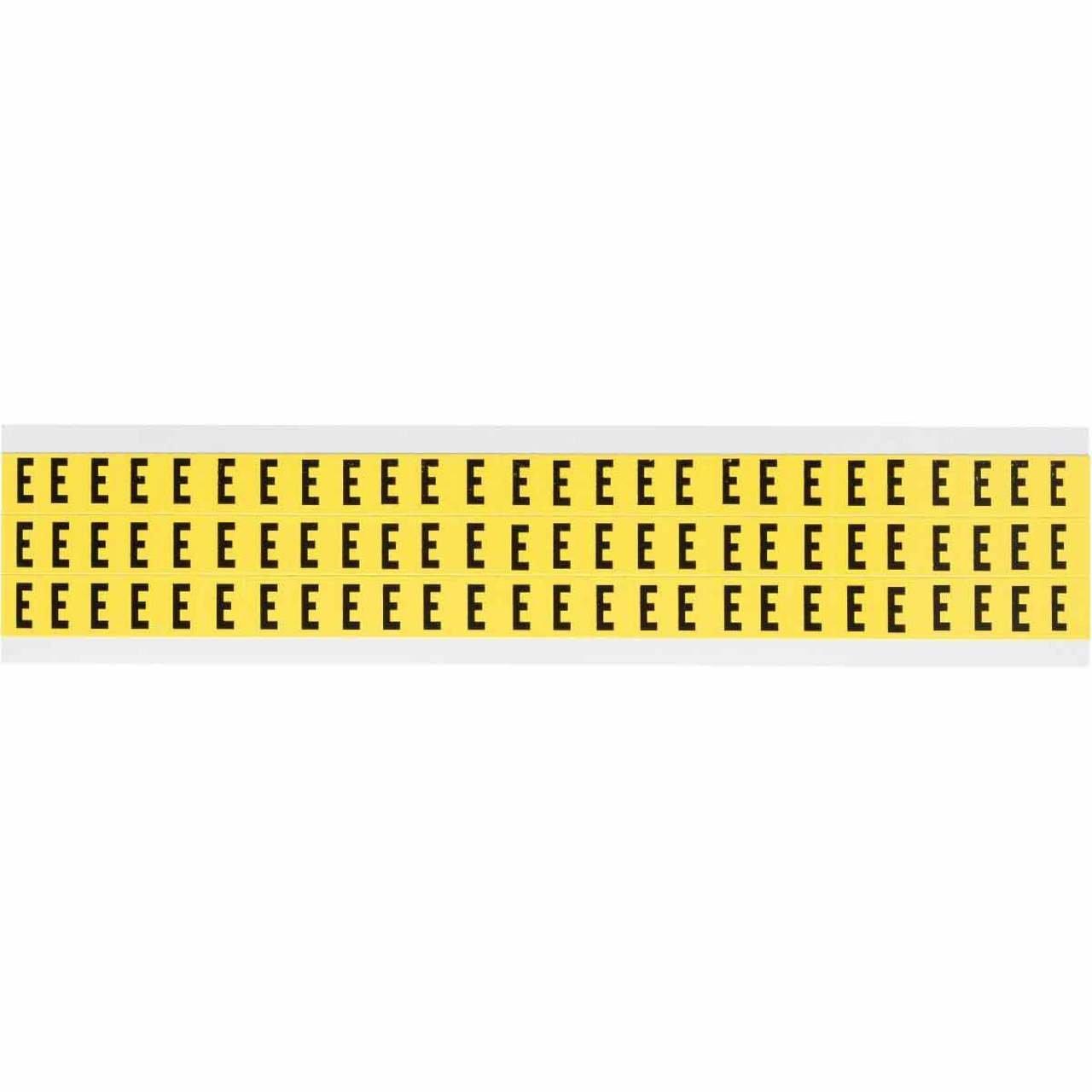 3410-E 34 SERIES NUMBER & LETTER CARD