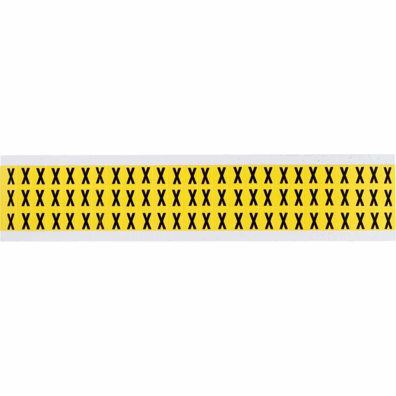 3410-X 34 SERIES NUMBER & LETTER CARD