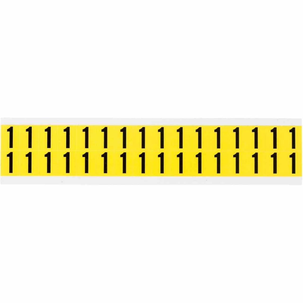 3420-1 B498 N&L BLK/YEL MARKER 1