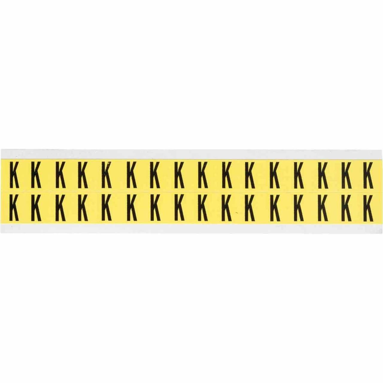 3420-K 34 SERIES NUMBER & LETTER CARD