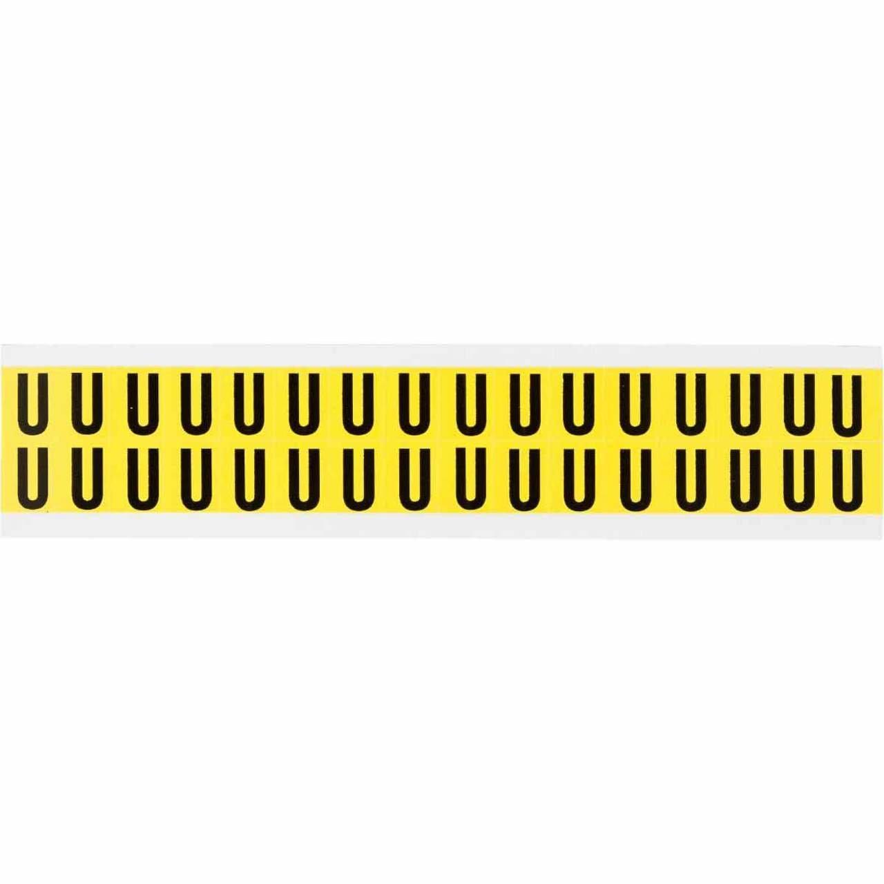 3420-U 34 SERIES NUMBER & LETTER CARD