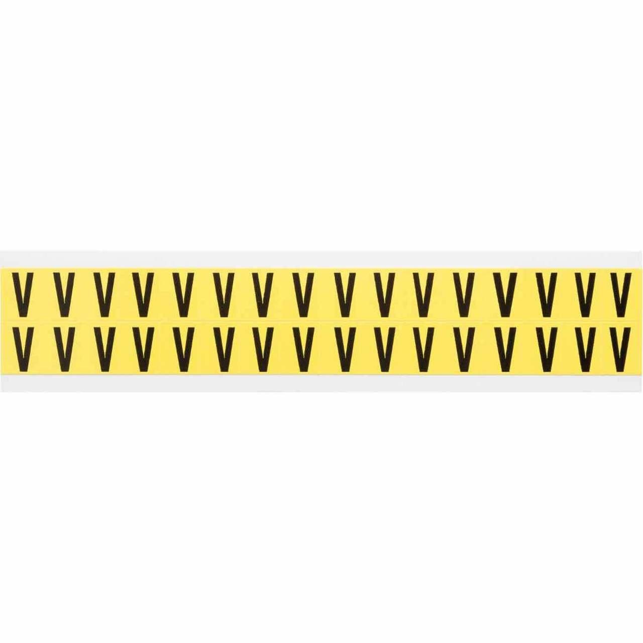 3420-V 34 SERIES NUMBER & LETTER CARD