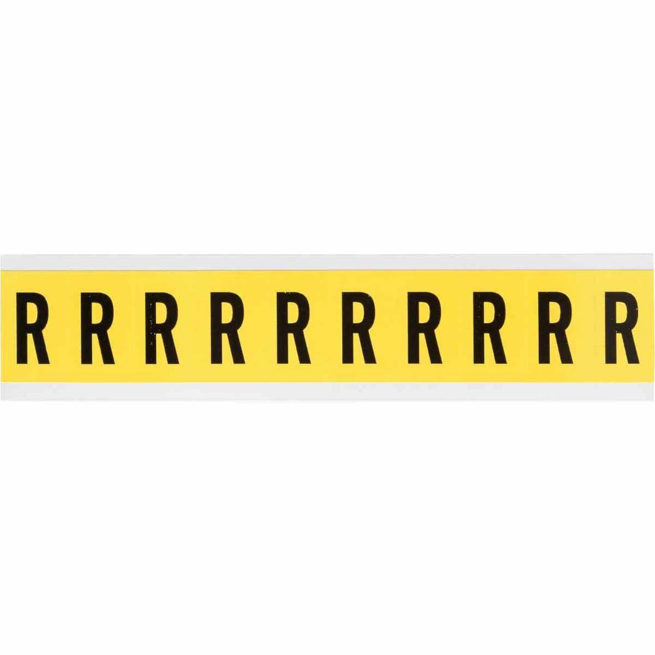 3430-R 34 SERIES NUMBER & LETTER CARD