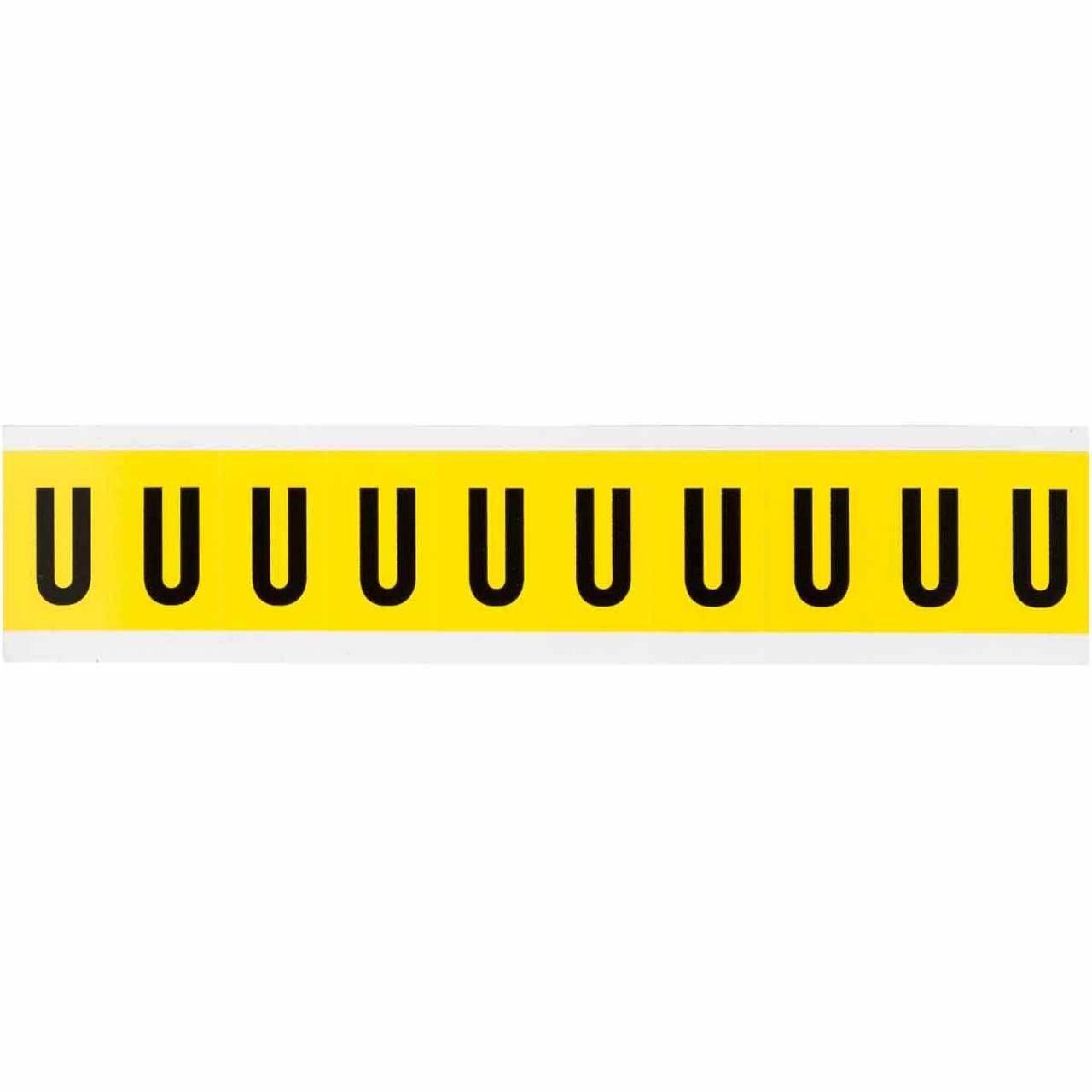 3430-U 34 SERIES NUMBER & LETTER CARD