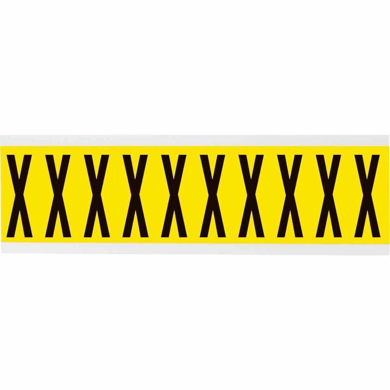 3440-X 34 SERIES NUMBER & LETTER CARD
