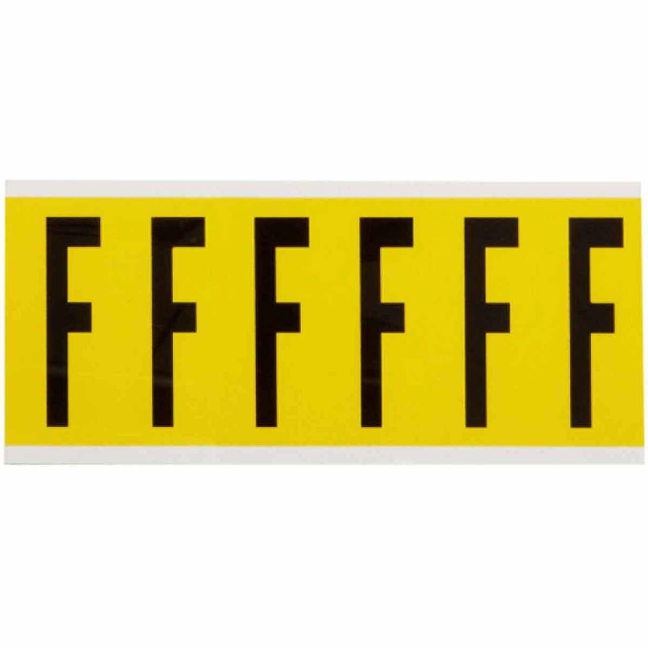 3450-F 34 SERIES NUMBER & LETTER CARD