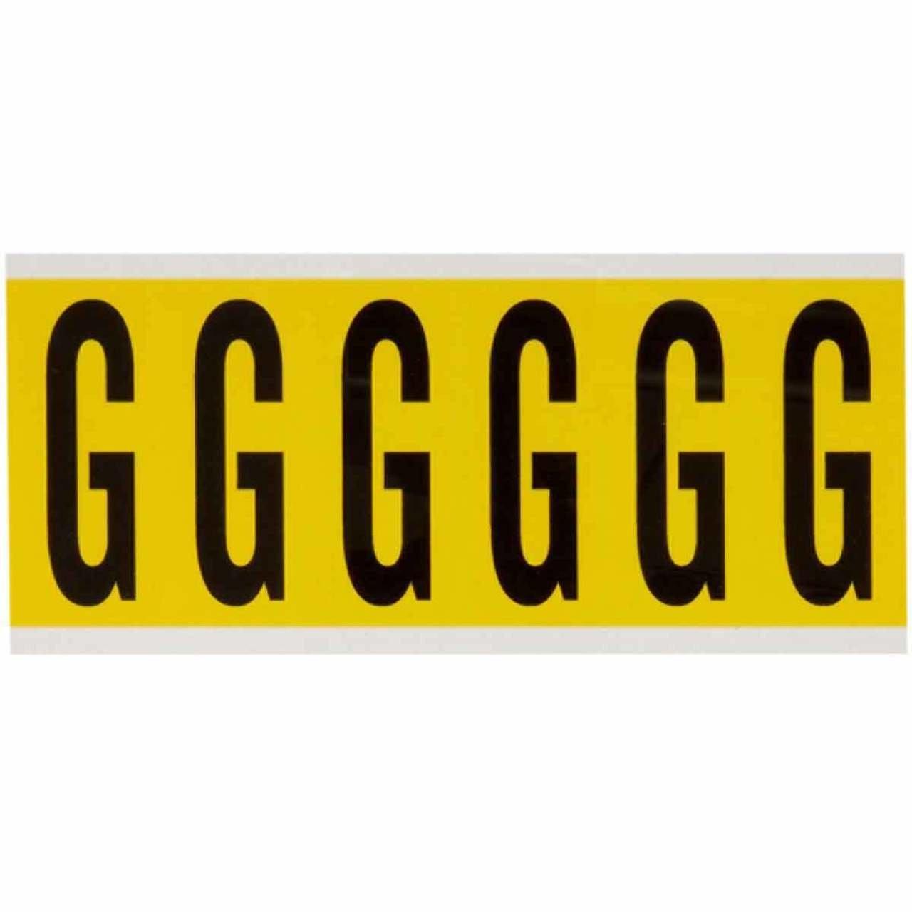 3450-G 34 SERIES NUMBER & LETTER CARD
