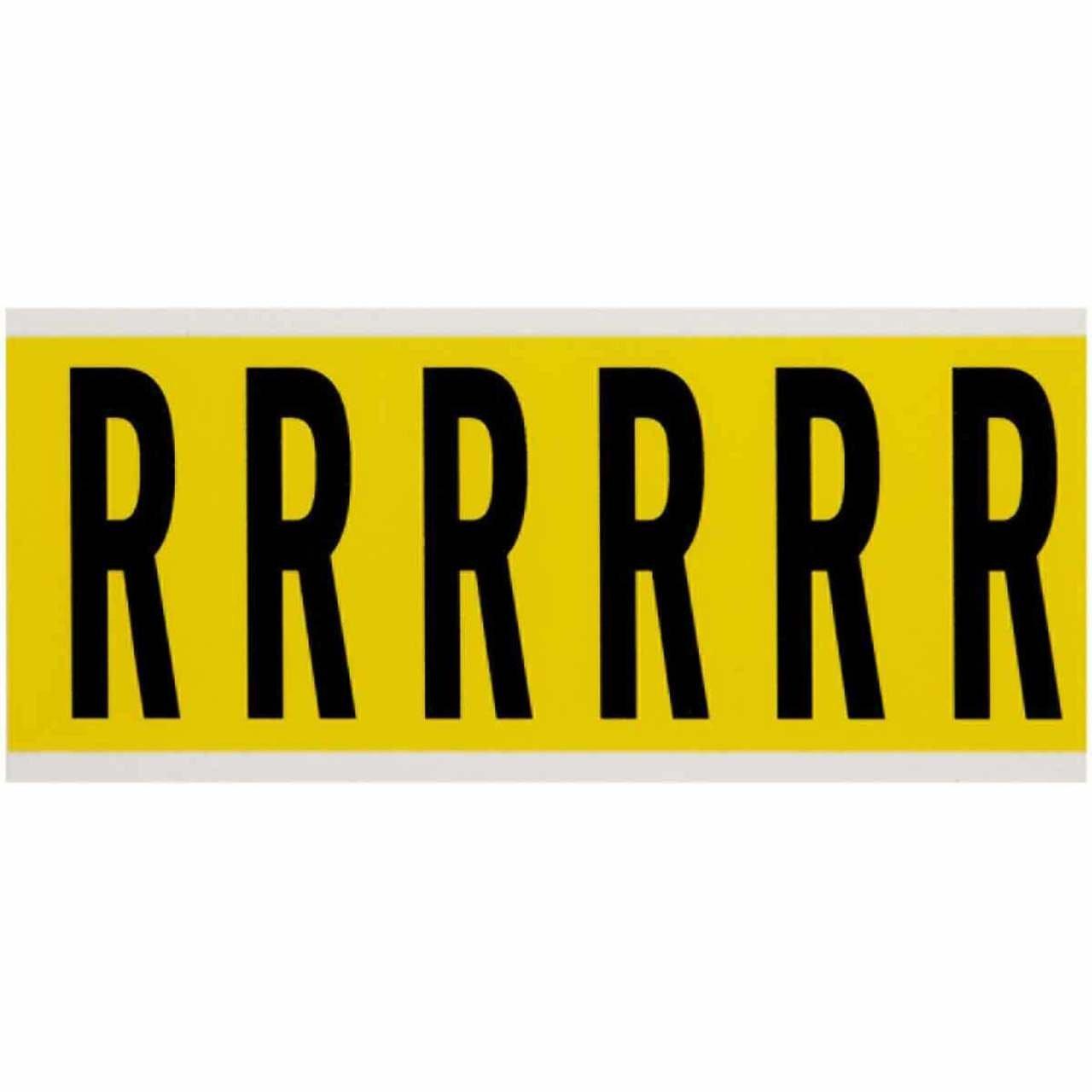 3450-R 34 SERIES NUMBER & LETTER CARD