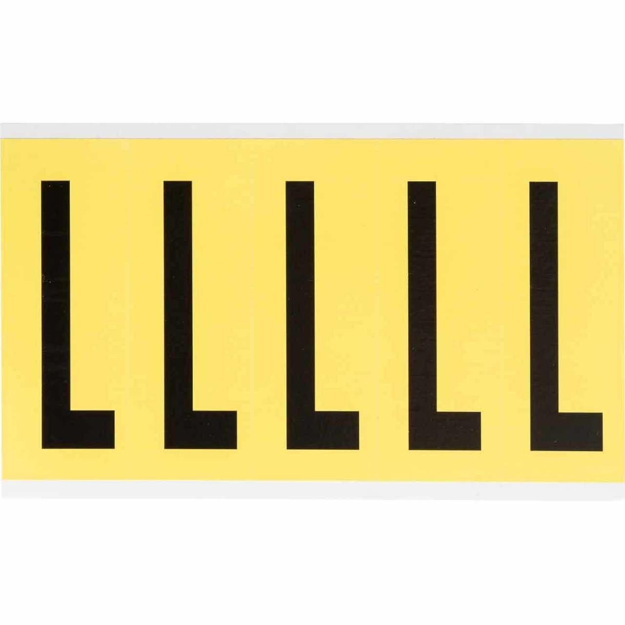 3460-L 34 SERIES NUMBER & LETTER CARD