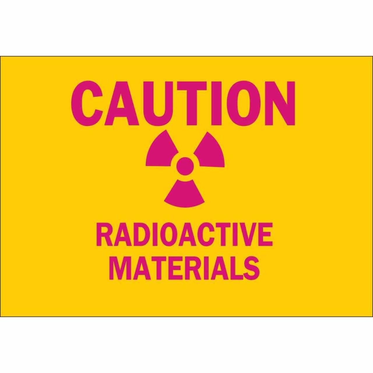 42861 RADIATION & LASER SIGN