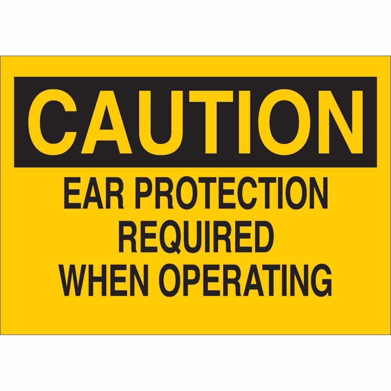 43038 EAR PROTECTION SIGN