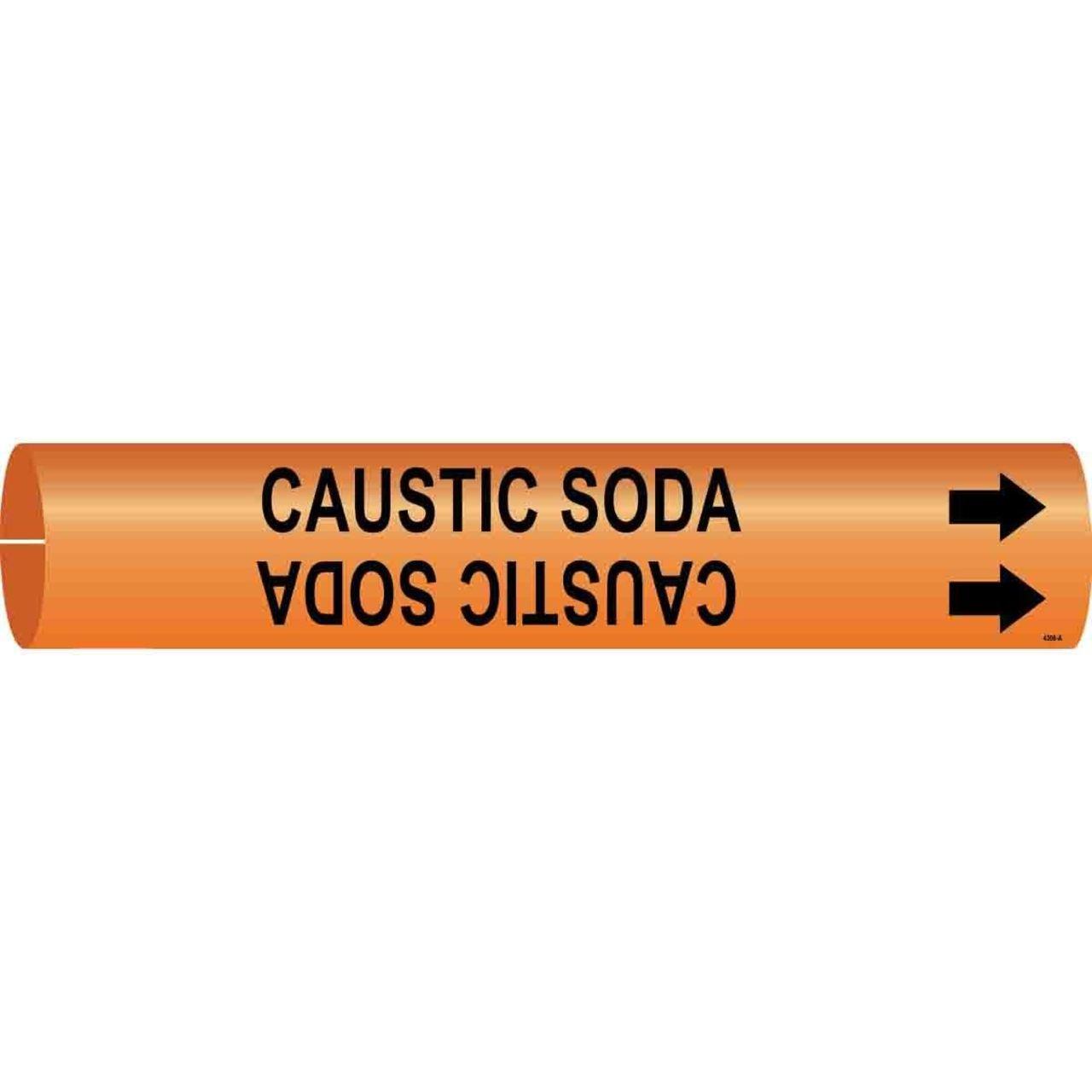 4308-A CAUSTIC SODA BLACK / ORANGE