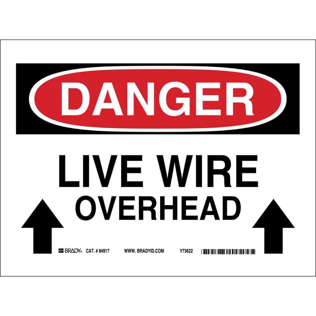 43134 ELECTRICAL HAZARD SIGN