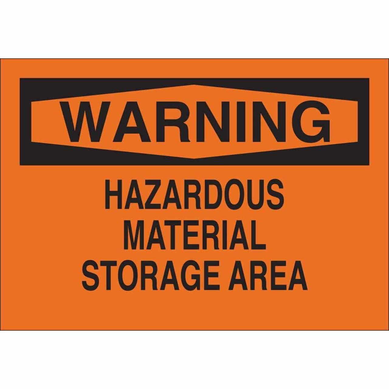 43315 CHEMICAL & HAZD MATERIALS SIGN