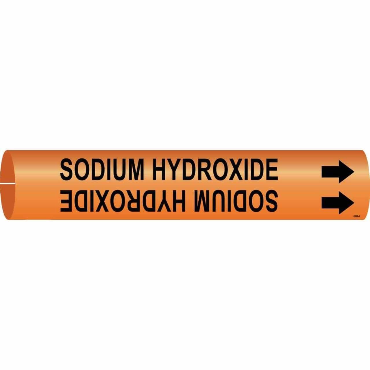 4363-D SODIUM HYDROXIDE BLACK / ORANGE