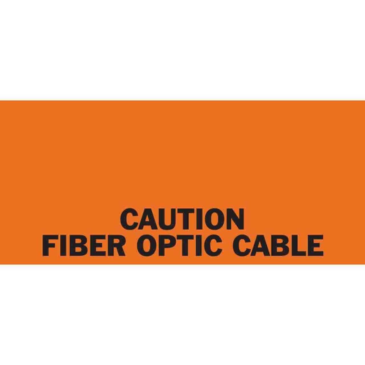 47659 CAUTION FIBER OPTIC CABLE