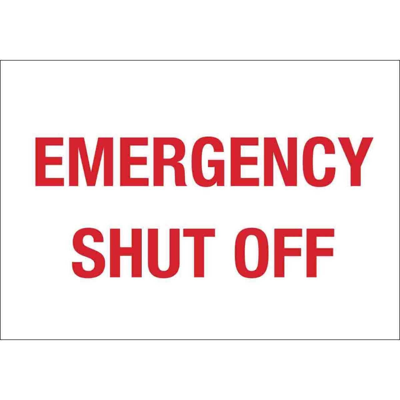 51545 FIRE SPRINKLER CONTROL SIGN 10X14