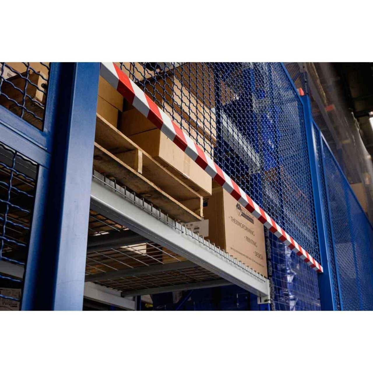 55302 BLK-YELL STRIPES 2"18YDS WARN TAPE