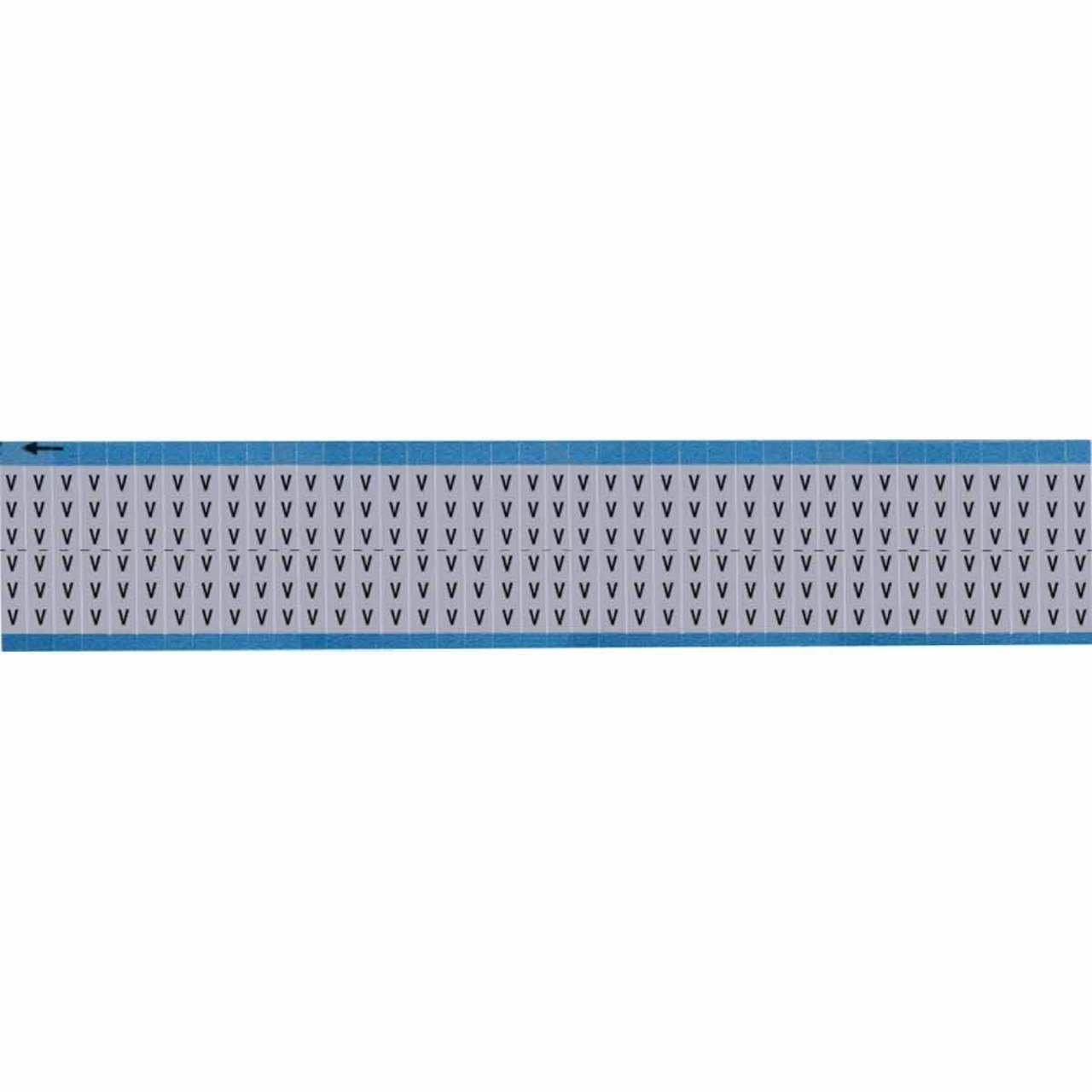 AF-V-SC-PK 3/4" SOLID LTRS - LEGEND: V