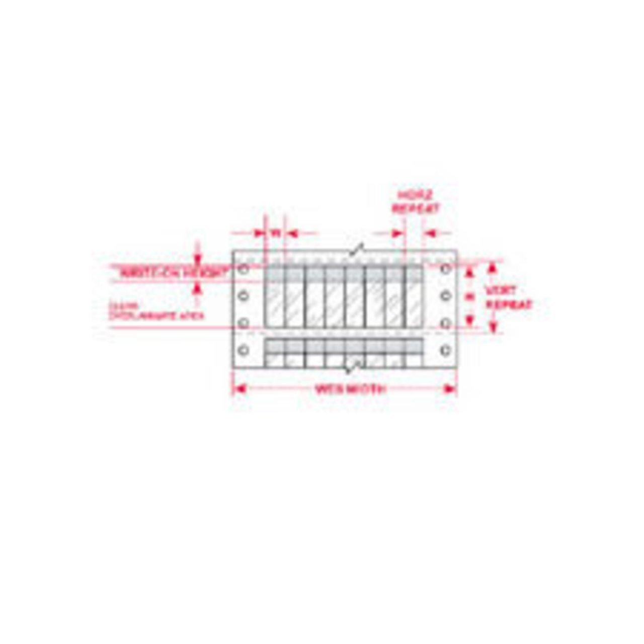 DAT-39-292-GY LABEL 3.75 IN H1 IN W