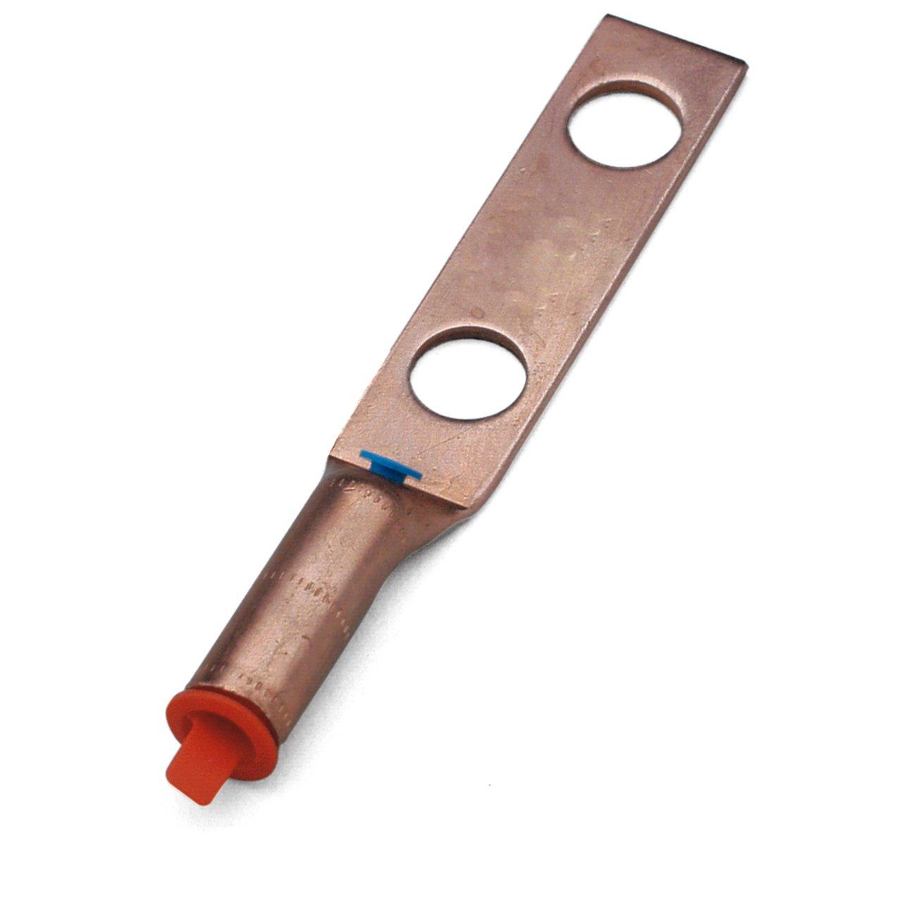 YGA282N CU 4/0 GRD TERM 2 HOLE