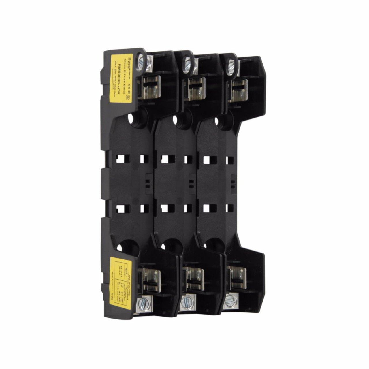 RM60030-3CR FUSE BLOCK CLASS R 600V 30A