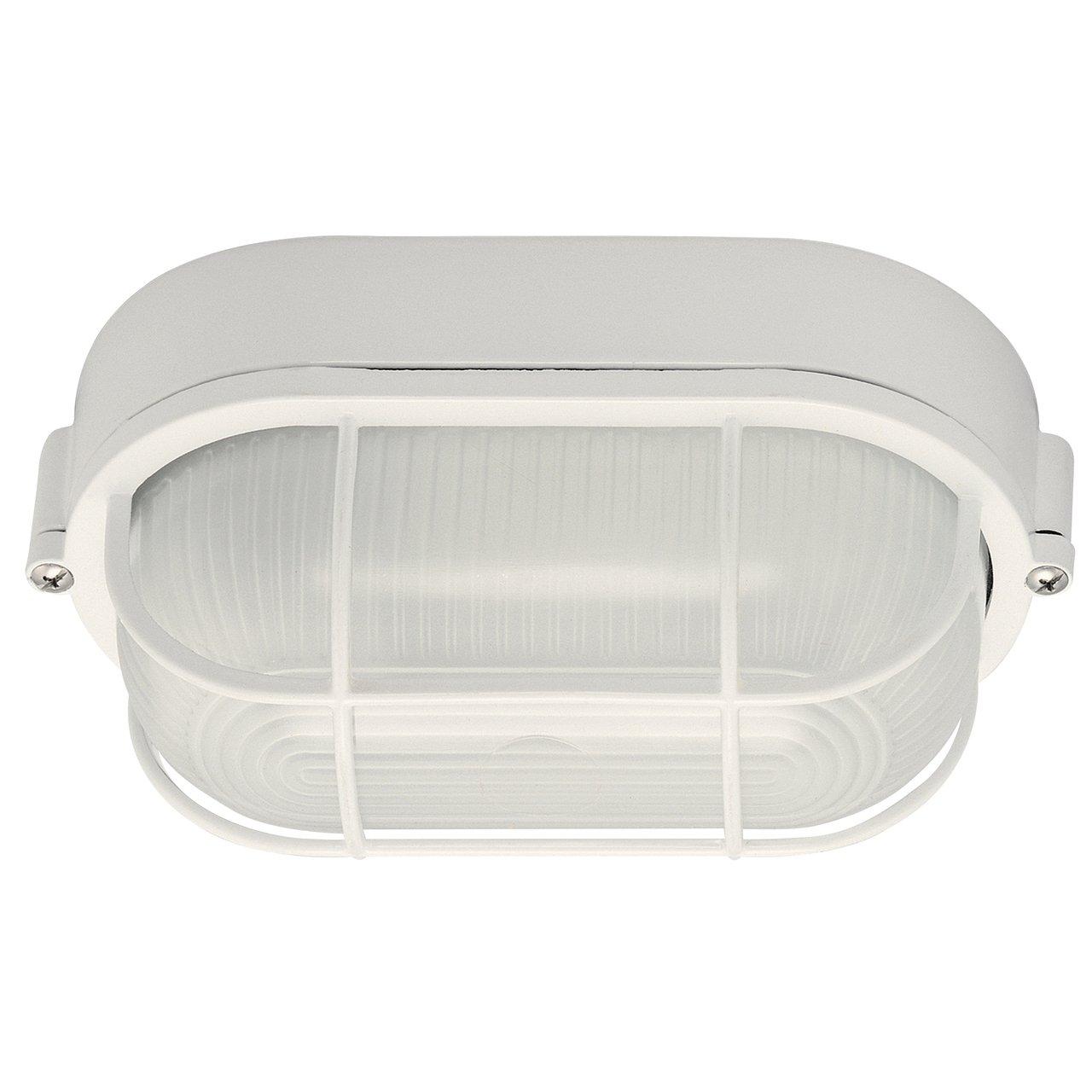 IOL16WH WH OVAL MOIST PROOF C/W GUARD