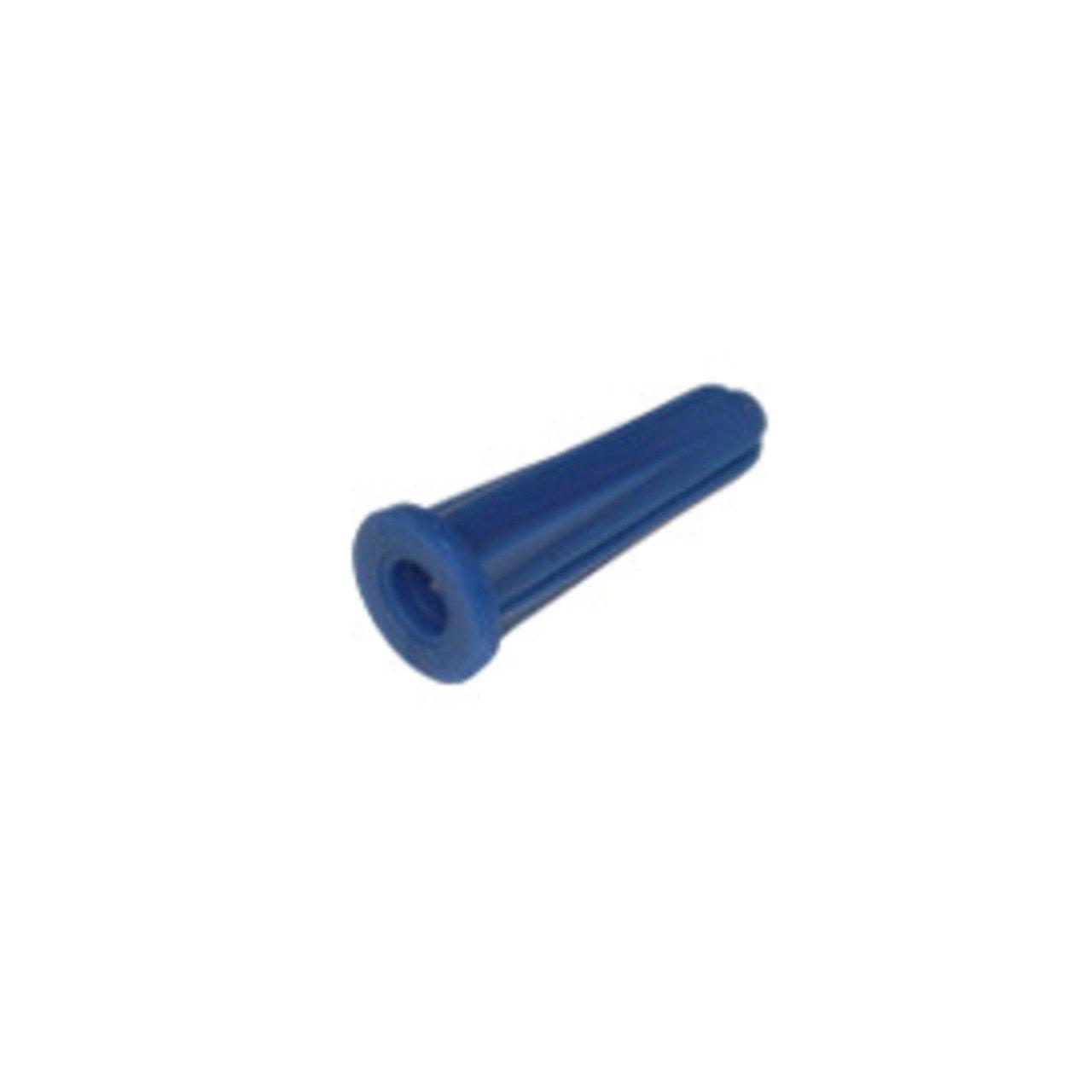 8X7/8 PLASTIC WALL PLUG BLUE (100)