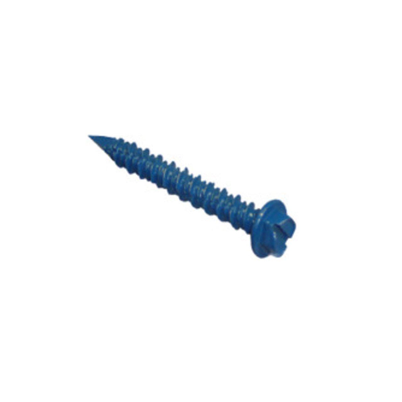 3/16X1 1/4 HEX WRS SLOT CONC SCREW (100)