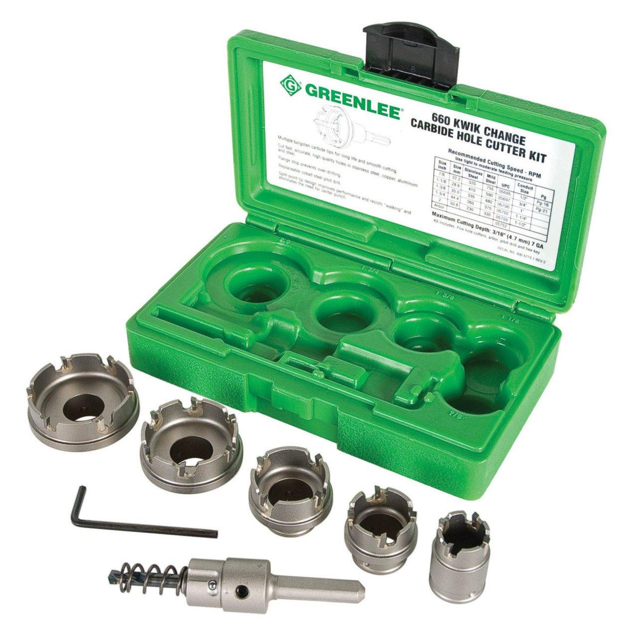 660 CARBIDE CTTR  QUICK CHGE  6PC