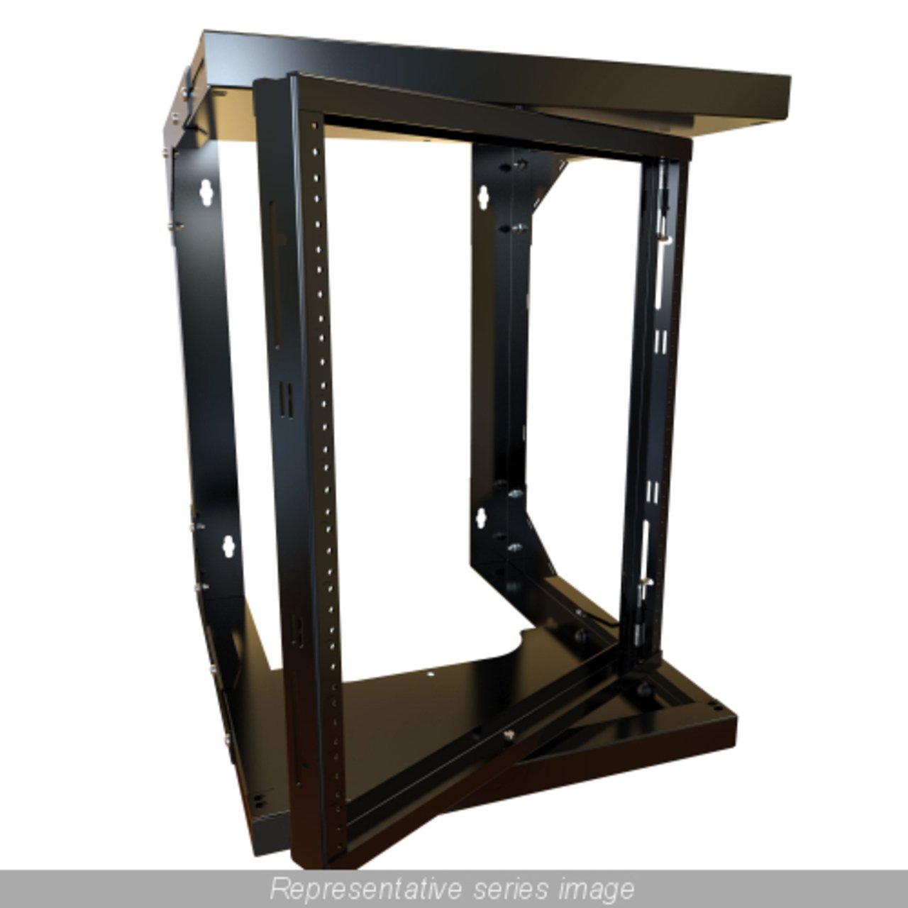 HWMR1920UBK 20U PIVOT ADJ DPTH WALL RACK